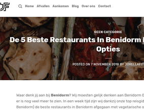 De 5 Beste Restaurants In Benidorm Met Vegetarische Opties